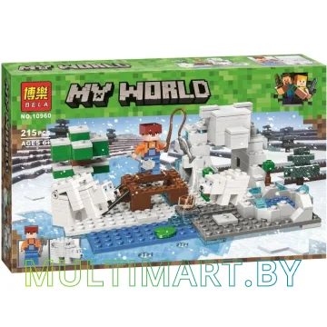 Конструктор Bela My World 10960 Зимняя рыбалка (215 деталей)